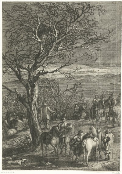A francia hadsereg Yperen előtt (bal oldal), 1678 alkotó: Anonymous