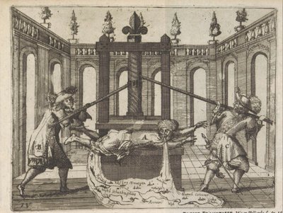 Hollandia a francia nyomdában, 1672-1673 Franciaország Druck-Pers, Gestelt in Hollant 1672 és 1673 / Presse Francoisse Mis en Hollande l