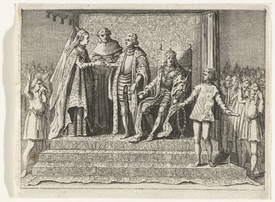 Jacoba van Beieren és Frank van Borselen házassága, 1434 alkotó: Anonymous