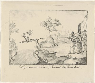 Vadászat egy agárra, 1830 La poursuite d