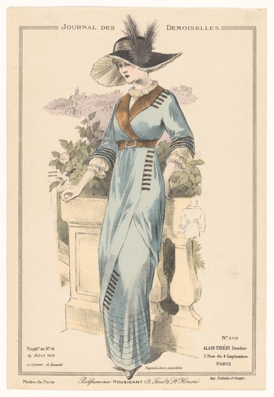 Journal des Demoiselles 1912. augusztus 15. sz. 5113 alkotó: Anonymous