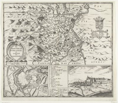 Az Orange Hercegség térképe, 1639 La Principaute d