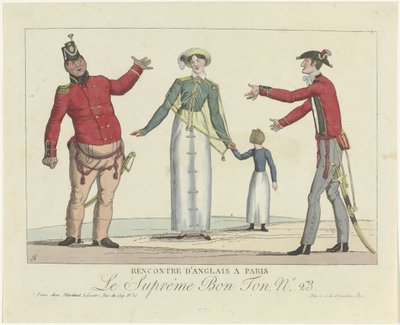 Le Suprême Bon Ton, 1800-1815, 23. szám: Angol találkozó Párizsban alkotó: Anonymous