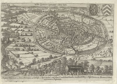 Liert elfogta és elhagyta az állam hadserege, 1595 Urbis Liranae et captivitatis ultimae Ikon (cím a tárgyon) alkotó: Anonymous
