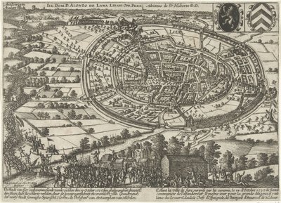 Liert elfoglalta és elhagyta a holland hadsereg, 1595 alkotó: Anonymous