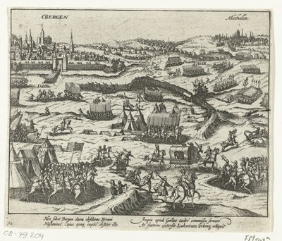 Nassaui Lajos elhagyja Bergent, 1572 alkotó: Anonymous