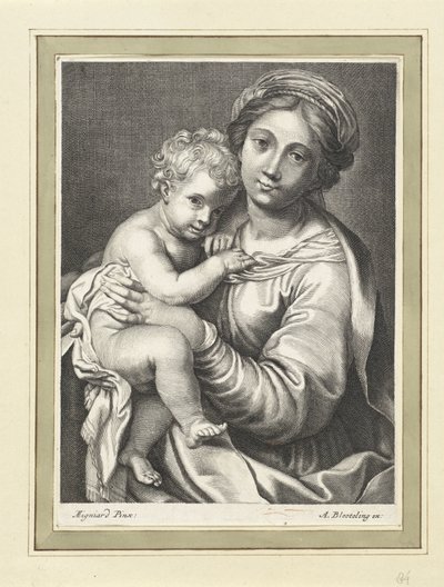 Mária gyermekével alkotó: Anonymous