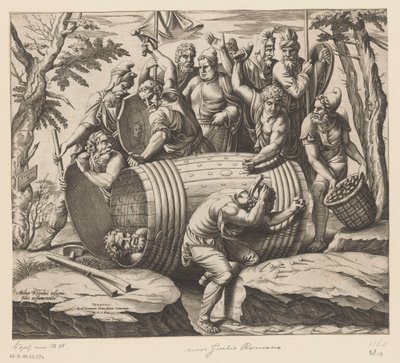 Marteldood van Marcus Atilius Regulus alkotó: Anonymous