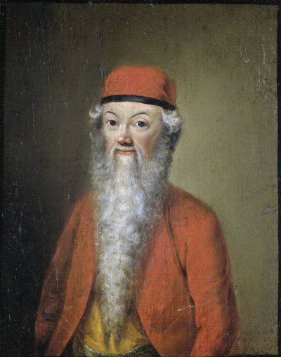 Jean-Etienne Liotard naiv vagy karikírozott portréja körülbelül 54 évesen alkotó: Anonymous