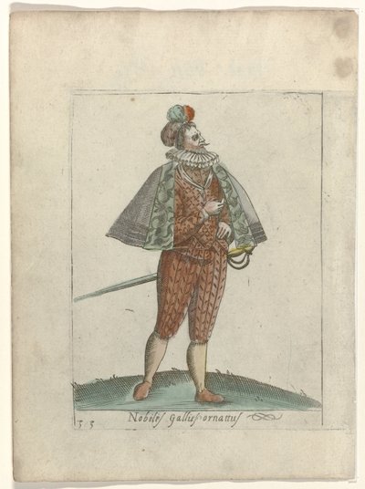 Galliában díszített nemes A különböző nemzetek attitűdjei (...) (sorozat címe) alkotó: Anonymous