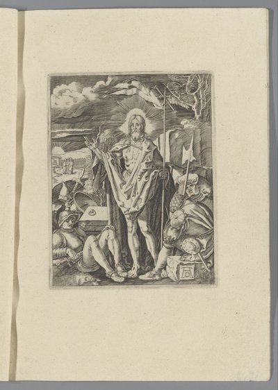 Christus felemelkedése The Little Pass (sorozat címe) Passio Christi Ab Alberto Durer Nürnbergi figura (sorozat címe) alkotó: Anonymous
