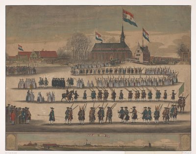 Felvonulás Jispben V. Vilmos beiktatásánál 1766-ban alkotó: Anonymous