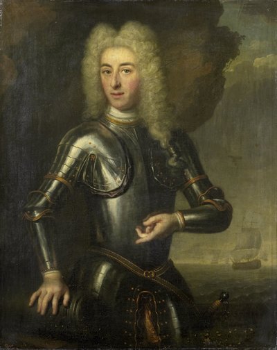 Hendrik Lijnslager, az Amszterdami Admiralitás tengerészkapitányának portréja alkotó: Anonymous