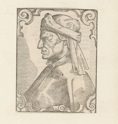 Portré van Bartolus van Sassoferrato alkotó: Anonymous