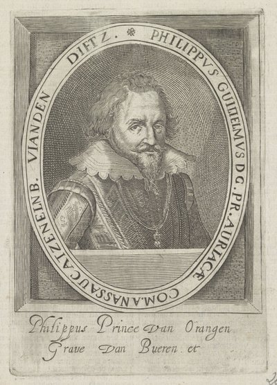 Philip Vilmos, Orange hercegének portréja alkotó: Anonymous