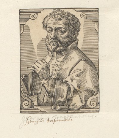 Portré van Georg Trebizondból alkotó: Anonymous