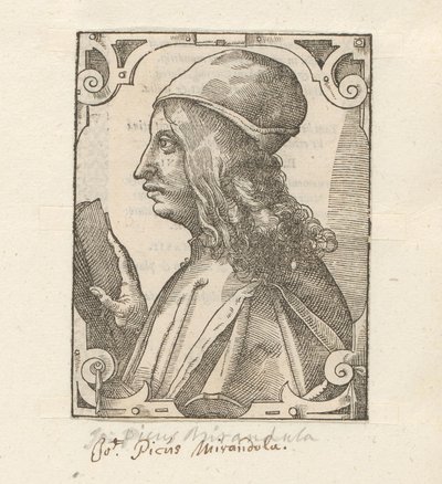 Giovanni Pico della Mirandola portréja alkotó: Anonymous