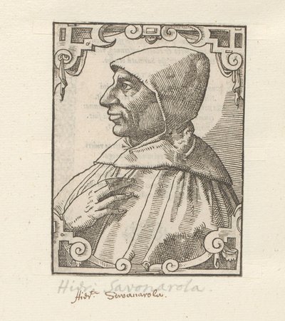 Girolamo Savonarola portréja alkotó: Anonymous