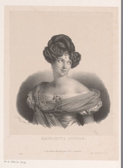 Henriette Sontag portréja alkotó: Anonymous