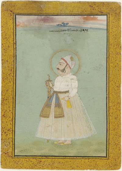 Jaisingh, Jaipur alapítójának portréja alkotó: Anonymous