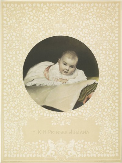Juliana, Hollandia királynőjének portréja alkotó: Anonymous