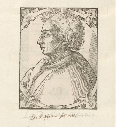 Portré van Leon Battista Alberti alkotó: Anonymous