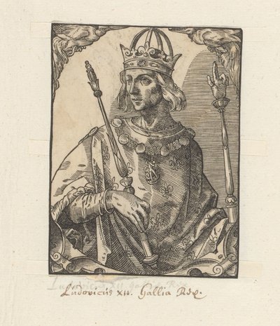 XII. Lajos francia király portréja alkotó: Anonymous