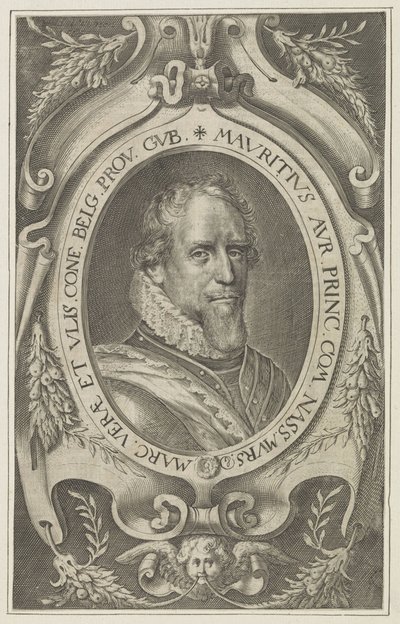 Maurits, Orange hercegének portréja alkotó: Anonymous