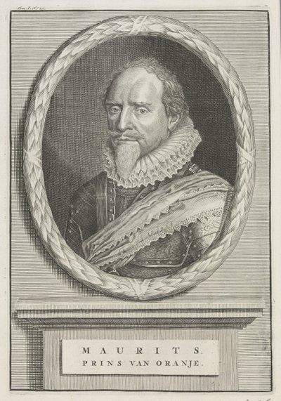 Maurits, Orange hercegének portréja alkotó: Anonymous