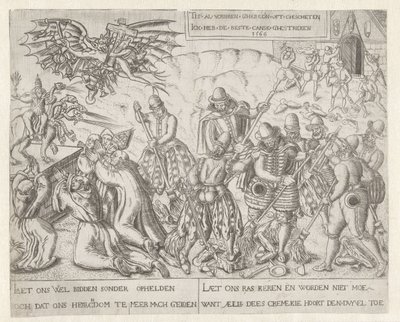 Protestáns „tiszta söprés” a katolikus egyházban A koldusok ikonoklászmája, 1566 alkotó: Anonymous