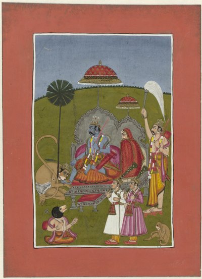 Rama avatar Avatars van Vishnu (sorozat címe) alkotó: Anonymous