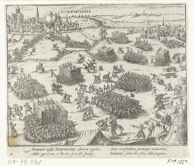Roermondot Orániai Vilmos vette el, 1572 alkotó: Anonymous