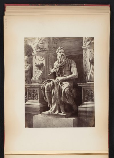 Michelangelo Mózes szobra, II. Julius, S. Pietro emlékműve Vincoliban, Rómában, Olaszországban alkotó: Anonymous