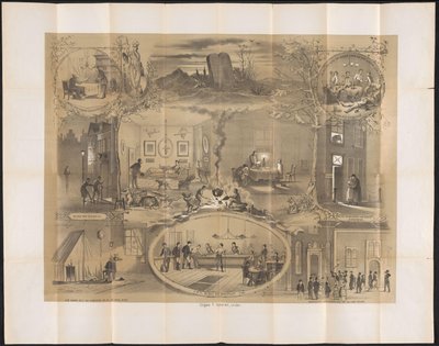 Rajzfilm Leideni diákalmanachban, 1873 alkotó: Anonymous