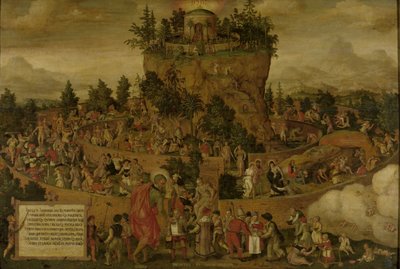 Tabula Cebetis (The Tabula of Cebes avagy Az emberi élet utazása) alkotó: Anonymous