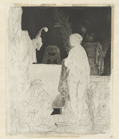 A művész a modellből rajzol ("It depicts Pigmalion") alkotó: Anonymous