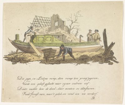 Rietmilder összetört jachtja, 1807 alkotó: Anonymous