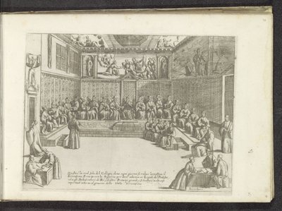 Vergadering in de Sala del Collegio Scènes uit het Venetiaanse Leven (sorozat címe) Habiti d