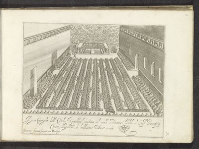 Vergadering a Sala del Maggior Consiglioban Scènes uit het Venetiaanse Leven (sorozat címe) Habiti d
