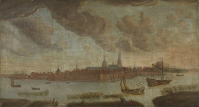 Kilátás Heusdenre alkotó: Anonymous
