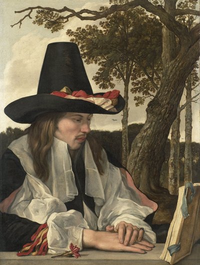 Olvasó ember, 1660 körül (olaj, vászon) alkotó: Anonymous Anonymous