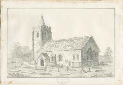 Acton Trussell Church : ceruzarajz, nd [?19. század] (rajz) alkotó: Anonymous Anonymous