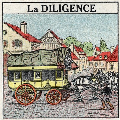 Állati vontatás: a szorgalom. 1925 névtelen illusztrációja. Magángyűjtemény. alkotó: Anonymous Anonymous