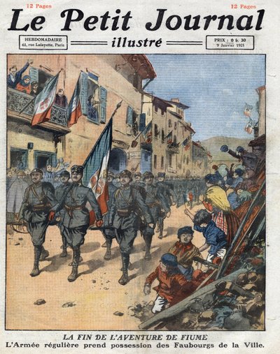 A Rapallo-kereskedelem eredményeként Fiume (Rijeka) szabad állammá vált, a Gabriele d