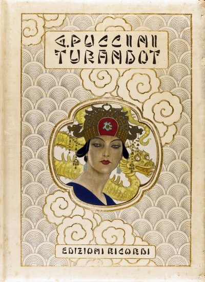 A Turandot című könyv borítója, Giacomo Puccini par Anonymous alkotó: Anonymous Anonymous