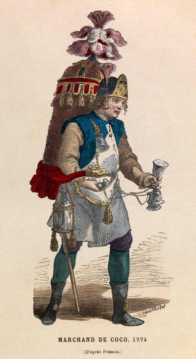 Kókusz eladó 1774-ben - magángyűjtemény alkotó: Anonymous Anonymous