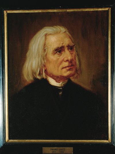 Liszt Ferenc zeneszerző ... (festmény, vászon) alkotó: Anonymous Anonymous