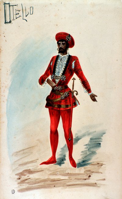 Otelló jelmeze Giuseppe Verdi operájában alkotó: Anonymous Anonymous