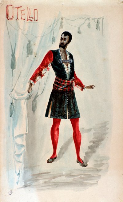 Otelló jelmeze Giuseppe Verdi operájában alkotó: Anonymous Anonymous