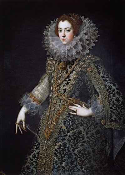 Elisabeth de France, más néven Elisabeth de Bourbon - Francia Erzsébet (1602-1644), spanyol királynő hitvese, Anonymous portréja, c. 1620 – Olaj, vászon alkotó: Anonymous Anonymous